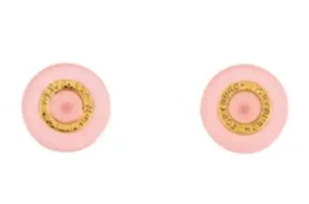 Tory Burch  Pink Resin Stud Earrings