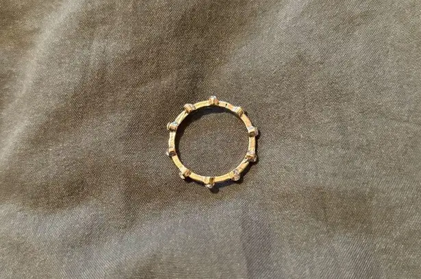 set of four gold rings