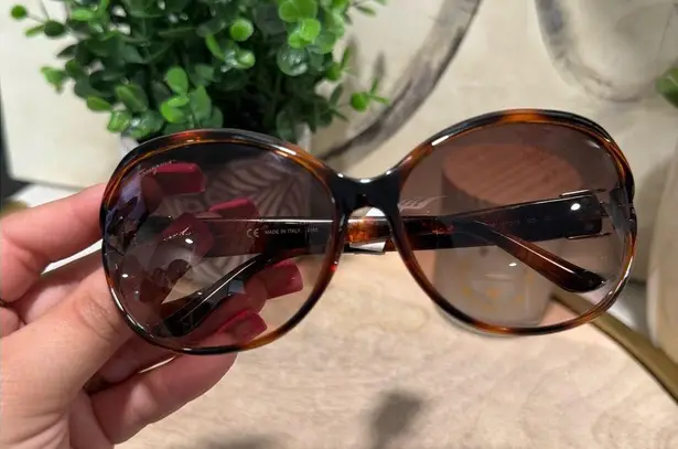 Salvatore Ferragamo  Havana brown round sunglasses 🦋