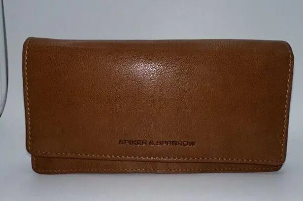 Spikes And Sparrow Genuine Leather Luggage Color Wallet Made In India 3... Brown
