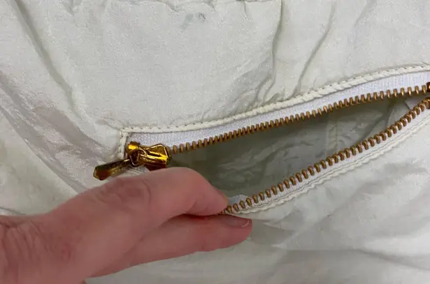 Slalom vintage new with tags women 12 DuPont supplex w/zeppel rain repeller white ski pants vintage