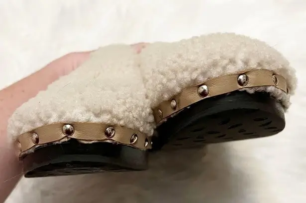 Ancient Greek Sandals x Zeus + Dione Shearling Clogs Size 11