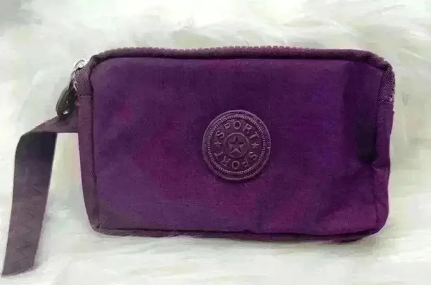 Violet Small Purse or Makeup Cosmetic Wristlet Purple