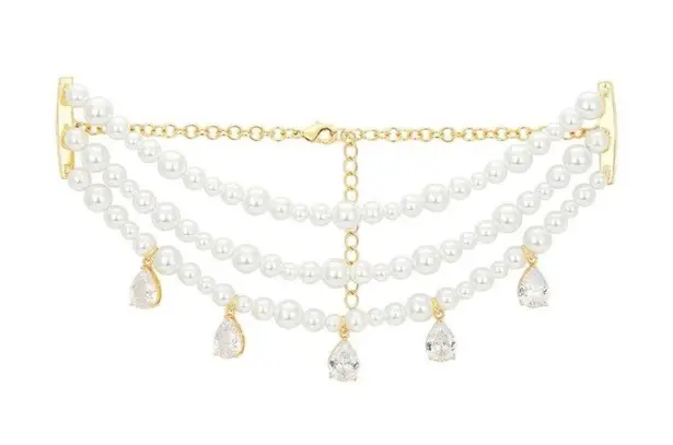 The M Jewelers NY X Cindy Kimberly The Pearl Montiel Choker in Gold Pearl New