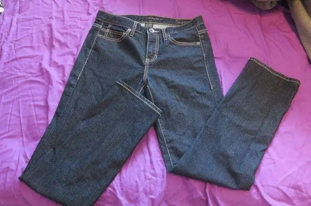 Calvin Klein Jeans Calvin Klein women's womens skinny jeans denim in dark wash blue size 27/4.