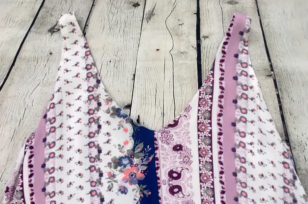 Living Doll Floral Paisley Boho Tank Top