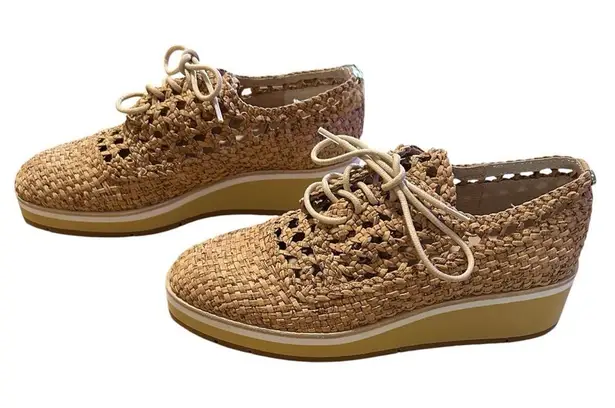 Donald J Pliner Women's Napoli, Platform Shoes, Dressy Wedge Sneakers, 9, NWOT Tan