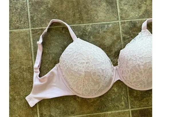 SKIMS Fits Everybody Lace T-shirt Bra Cherry Blossom Size 34DDDD