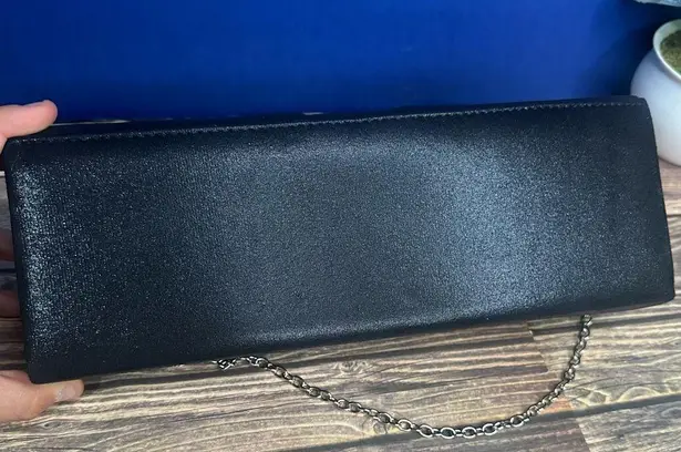 Elegant Black Clutch with Chain Strap for Bridesmaid or Special Occasion *Used