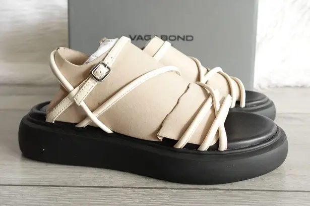 Vagabond Shoemakers Blenda Strappy Sandals in Ivory Cream Size 40