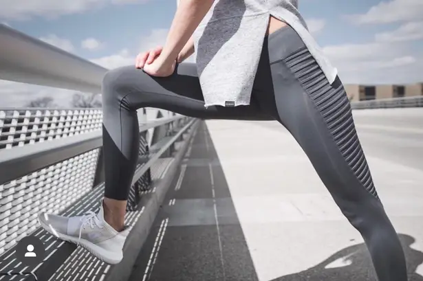 Koral Activewear Tuck tank top in heather grey neps size S small