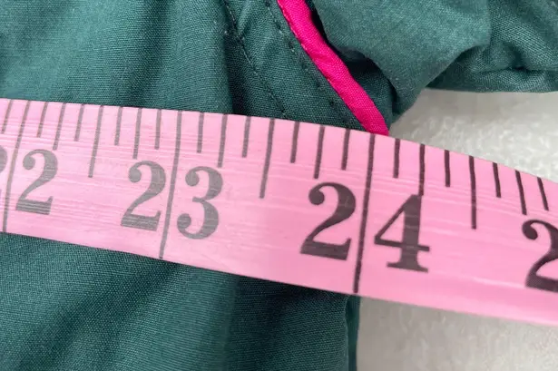 Hunters Run Vintage 90s Green Yellow Colorblock Puffer Nylon Bomber Jacket