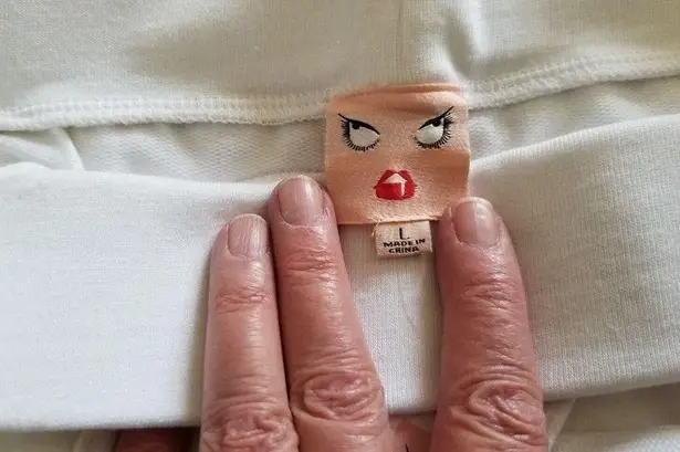 Badgley Mischka French Terry Jogger Pants with Pockets White Women's Size L