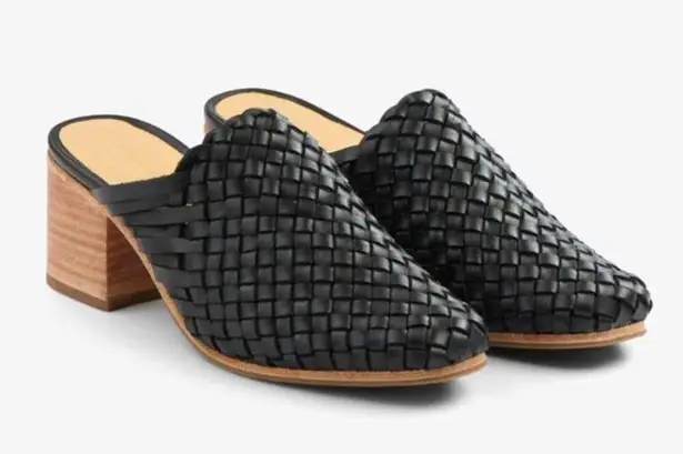 Nisolo Women's Go To Woven Heeled Slip