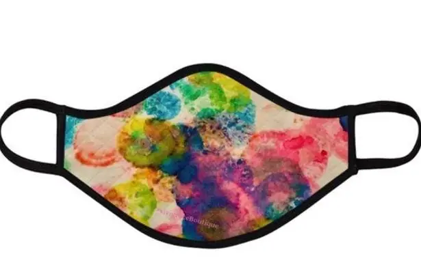 VivigraceBoutique Original⢠Elevate your mask gameā¢Watercolor inspired