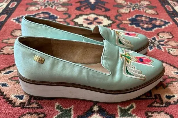 Australia Luxe Collective Embroidered Aztec Bird Slip