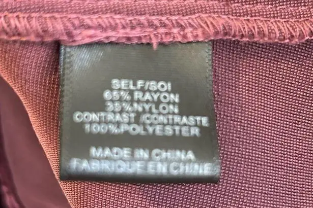 WAYF Wine Red Off The Shoulder Velvet Jepson Ruffle Blouse Size Small