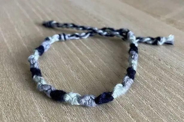 Handmade Phyllis Bracelet, anklet, trendy, comfortable, tie, embroidery thread, woven, gi