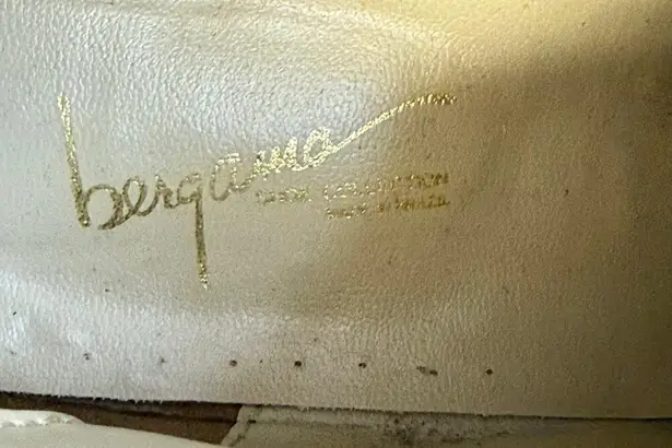 Bergama Vintage Brown Leather Low Cowboy Boots Women's Size 11 Brazil Bootie