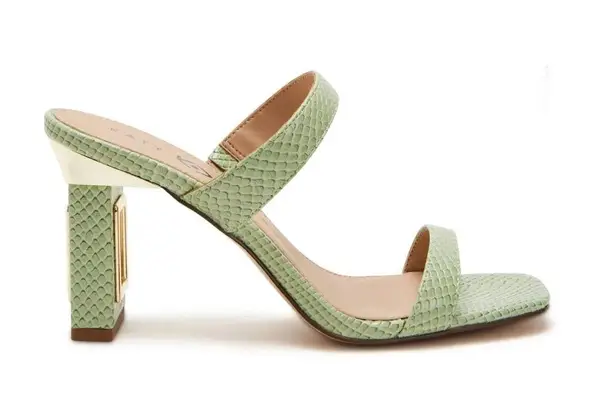 Katy Perry NWT The Hollow Heel Sandal, Celery Size 10M/40 New in Box Retail $109