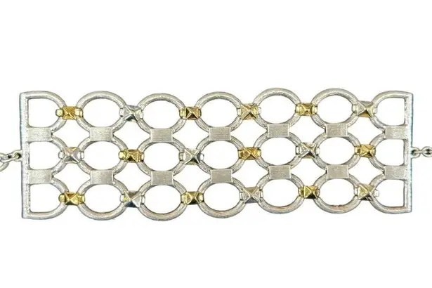 Stella & Dot Jewelry Marnie Link Bracelet Gold/Silver | Size: Fits Sm- Lg Wrists