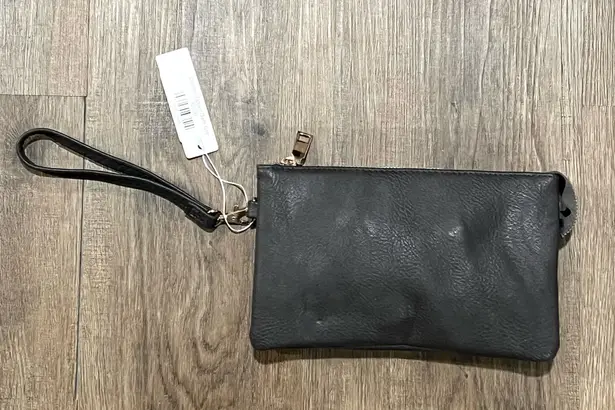 NEW NWT empire dark gray clutch crossbody Black