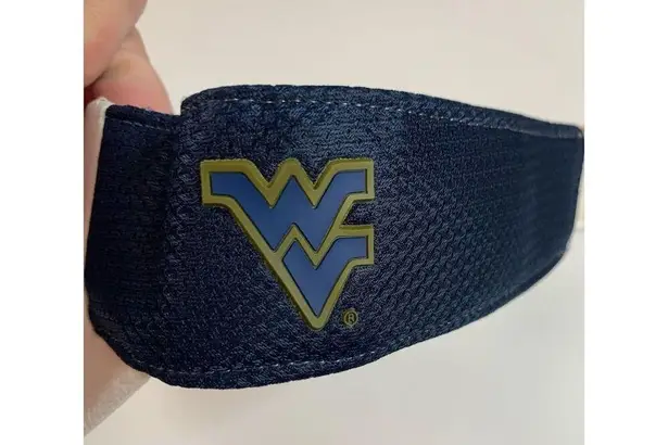 West Virginia Mountaineers White Adjustable Visor Hat Unisex Adult