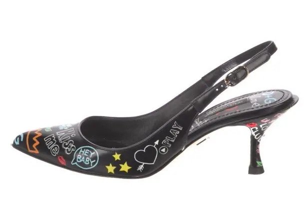 Dolce & Gabbana graffiti pumps! Very unique!
