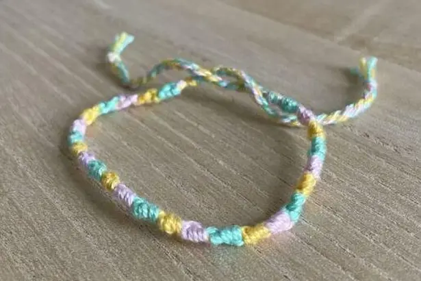 Handmade Jordan Bracelet, anklet, trendy, comfortable, tie, embroidery thread, woven, gif