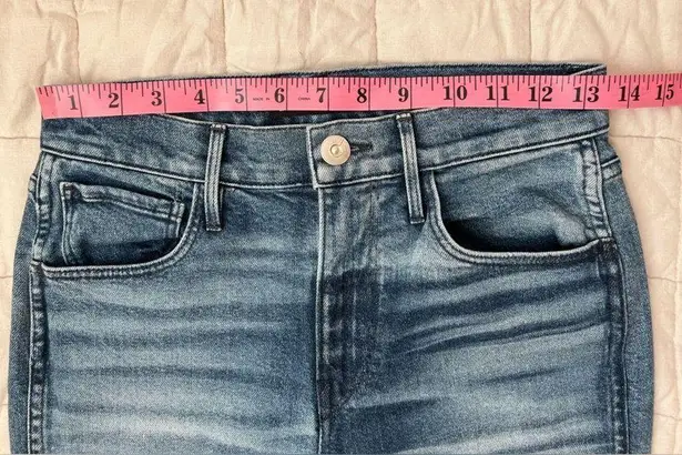 3x1  High Waist Straight Authentic Crop Denim Jeans in Shadow - 26