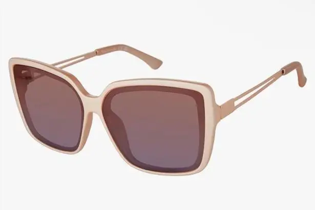 Tahari Women's Th894 Cat Eye Square Sunglasses