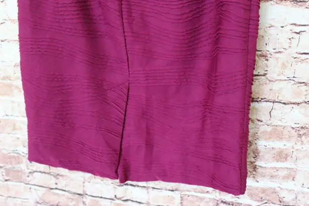 Mossimo Supply Co Massimo | Fuchsia Textured stretch pencil skirt