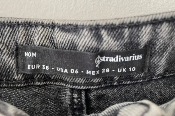 Stradivarius Black Mom Jeans