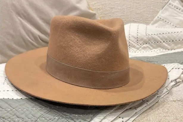 GIGI PIP Tan Fedora Hat size 59