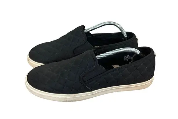 Mossimo Womens SZ 11 Puffer Quilted Slip on Shoes Black Sku 2679