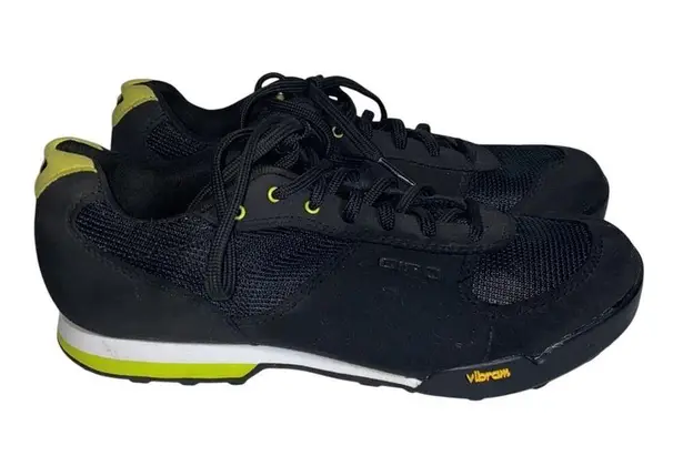 Giro Petra VR Women's Cycling Shoes Size 7.5 With Shimano Cleat SPD Clips Black