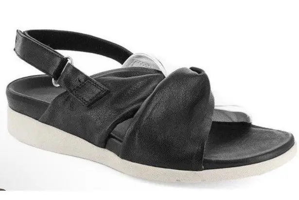 NEW STRIVE Tahiti II Orthopedic Sandal Black Leather Arch Support Womens Shoes 7