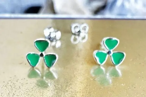 Shamrock Earrings Green Posts New Small St Patrick's Day Parade Party Fe…