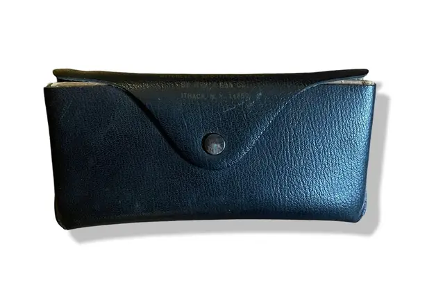 Vintage Mitchell’s Shooting Glasses Leather Case by Ithaca Gun Company Black