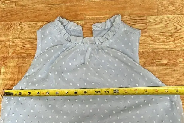 Women’s blue round neck sleeveless tunics size S