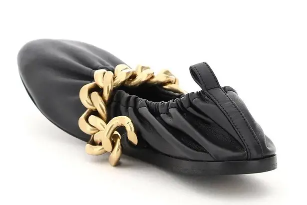 Stella McCartney Falabella Faux Leather SlipOn Ballet Flats Size 36.5 NEW $750