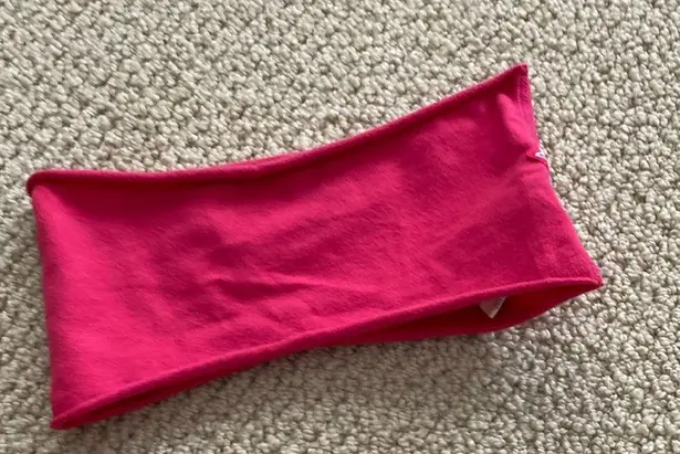 prAna Women’s Hot Pink Headband Head Buff Like New Stretch Soft Hair Band