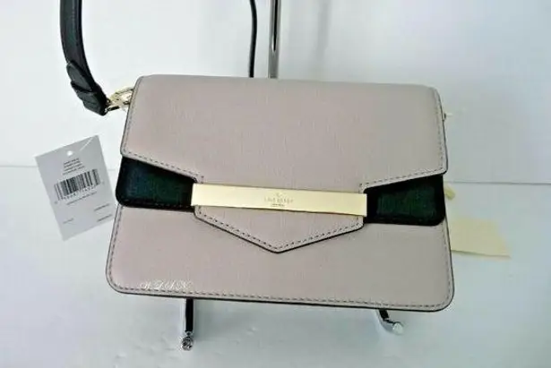 Kate Spade Carmel Crt Small Kaela Nouveaux/Black Leather & Suede Cross