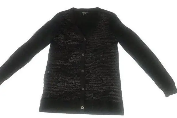 All Saints Women’s black shimmer cardigan size 6