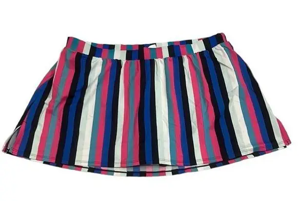 Cacique  Swim Striped Swim Skirt Bottom