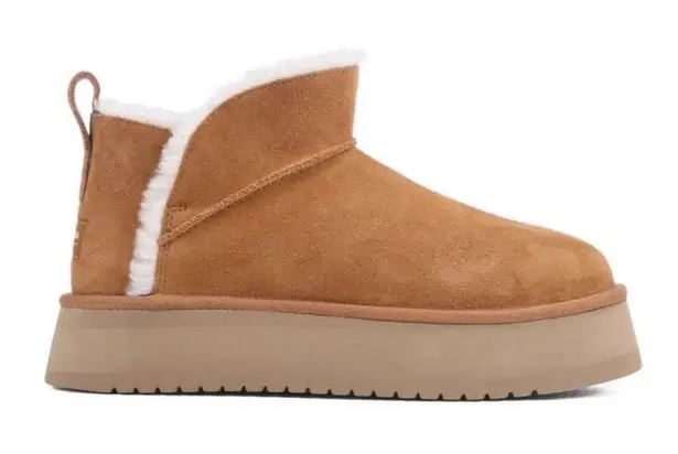 KOOLABURRA By UGG Koola Ultra Mini Platform Boots Womens Size 10 Chestnut Brown thumbnail 1