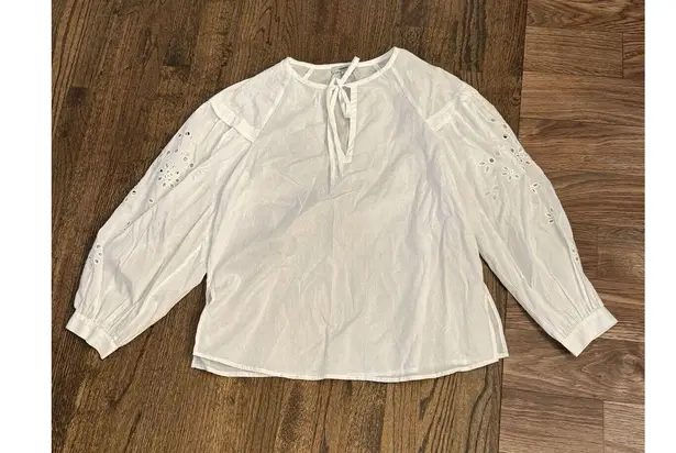 Rails Dari Eyelet Drop Shoulder Top Size Small
