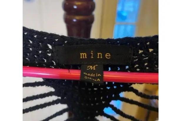 Women's Mine Striped Crocheted Back Sweater