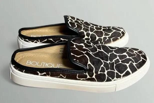 Corkys Women's Abbott Giraffe Print Mule Sneakers Brown Size 9