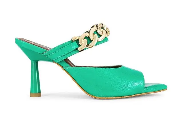 ALOHAS Daisy Mule in Green Size 10